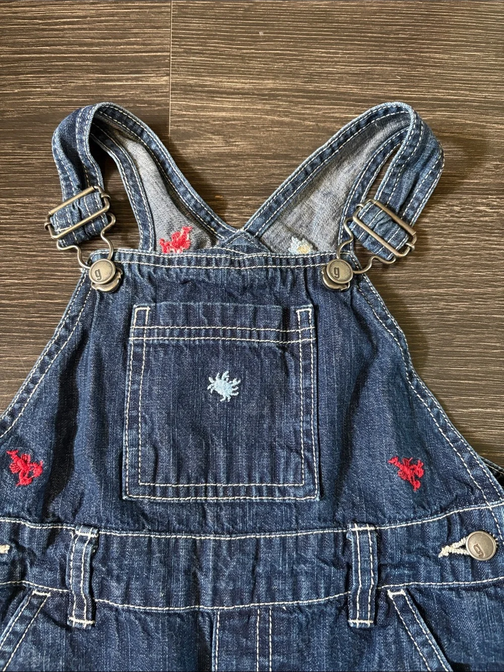 Gymboree crab and lobster overalls cotton 2T